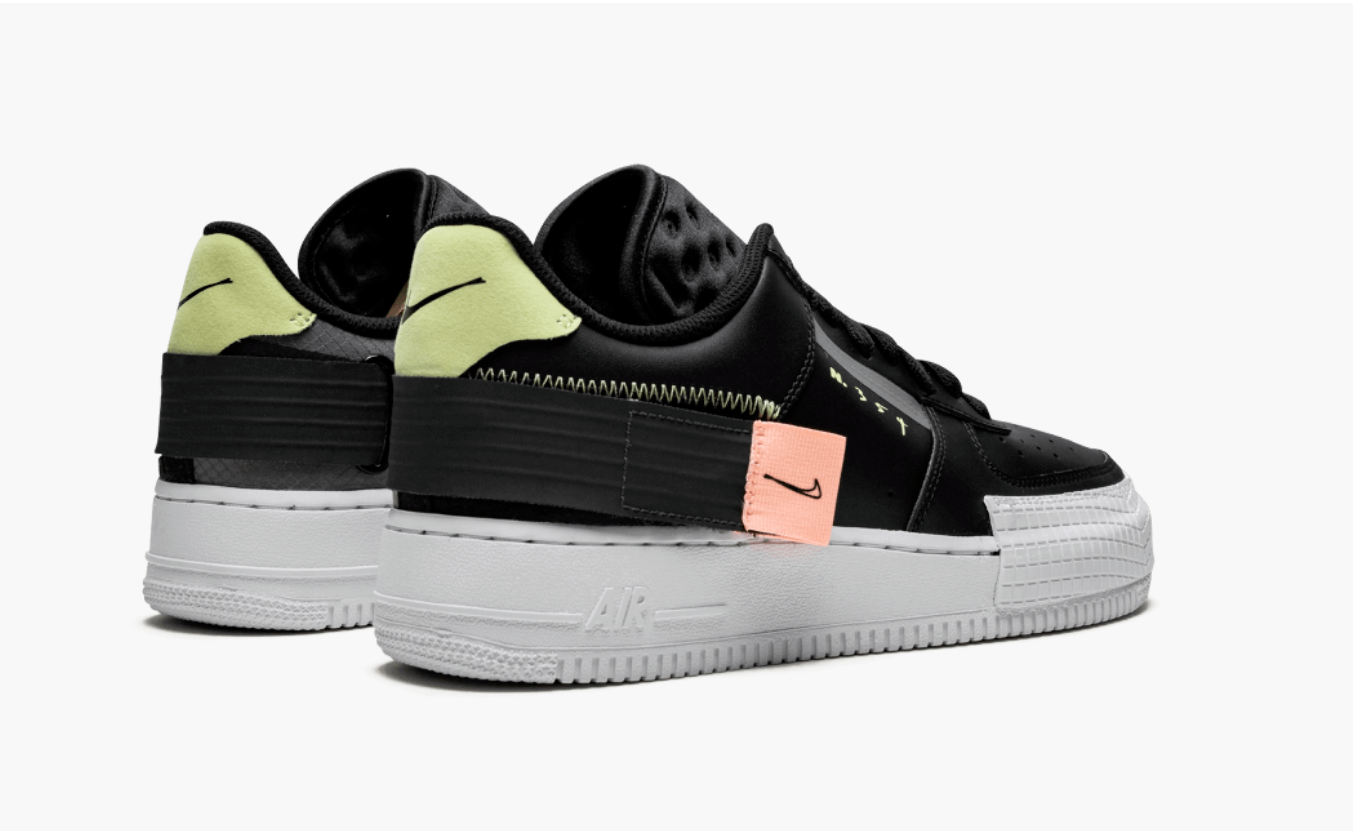 Nike Air Force 1 Low Type Black Men's â Pimp Kicks