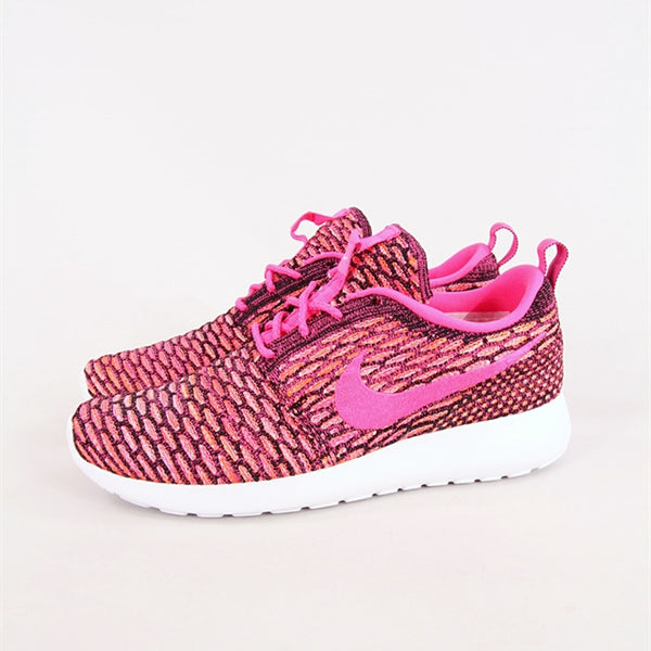 Nike Flyknit Rosherun Black Pink Women's - Pimp Kicks