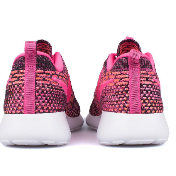 Nike Flyknit Rosherun Black Pink Women's - Pimp Kicks