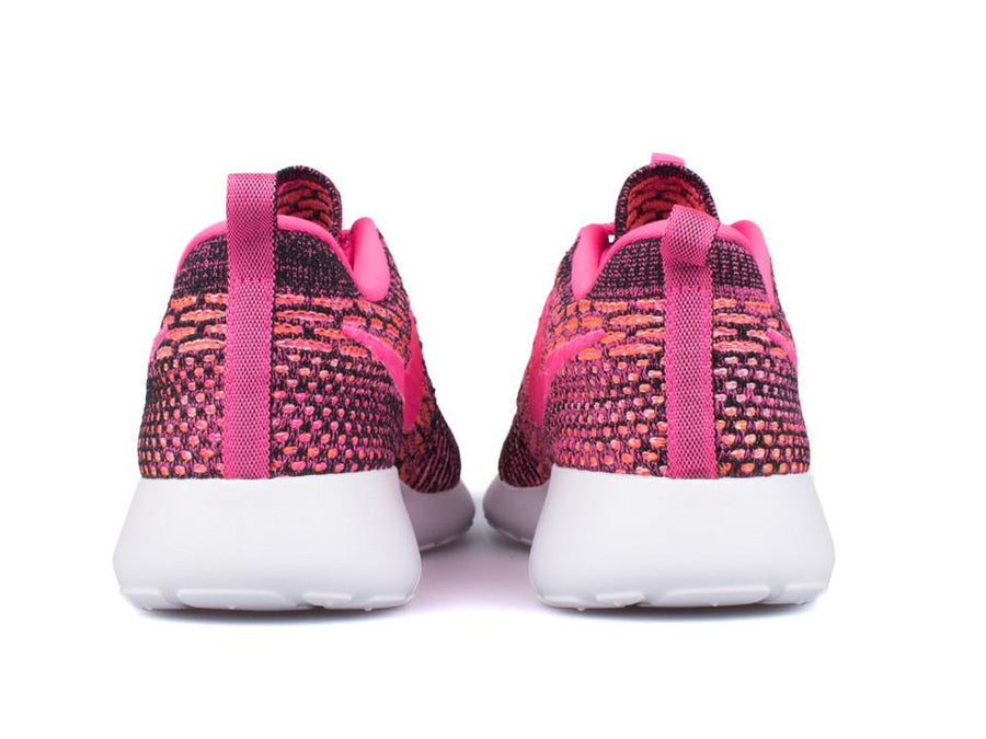 Nike Flyknit Rosherun Black Pink Women's - Pimp Kicks
