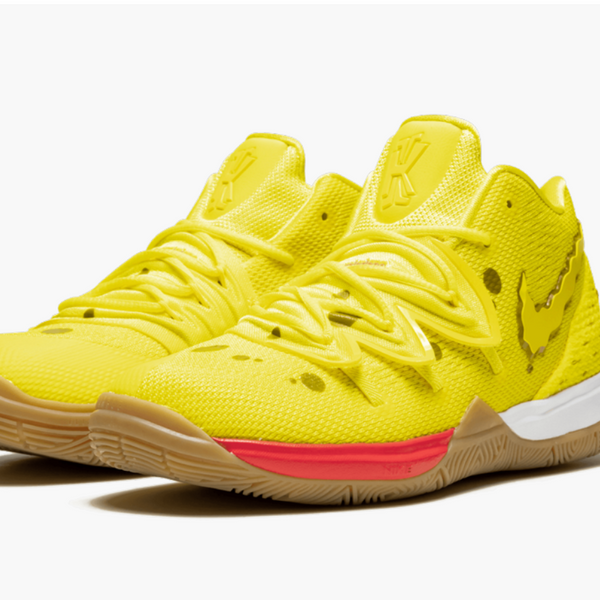 Kids kyrie sale spongebob shoes