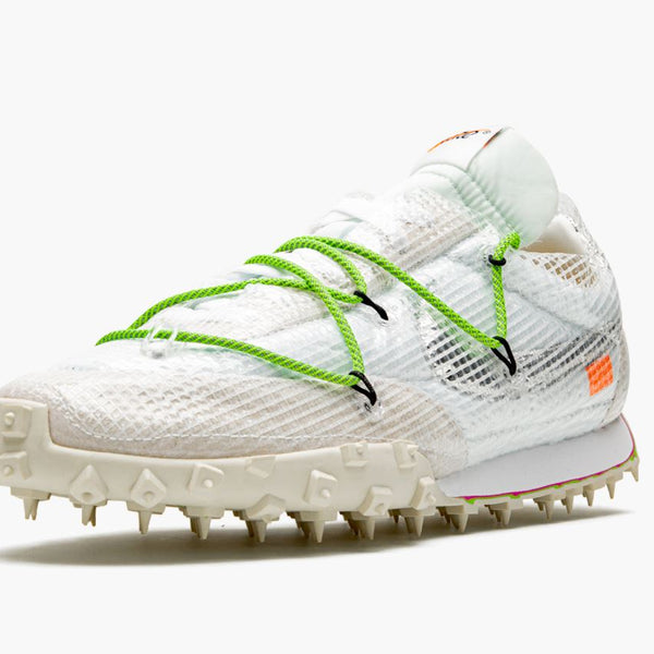 Nike Waffle Racer Off-White Electric Green Men's