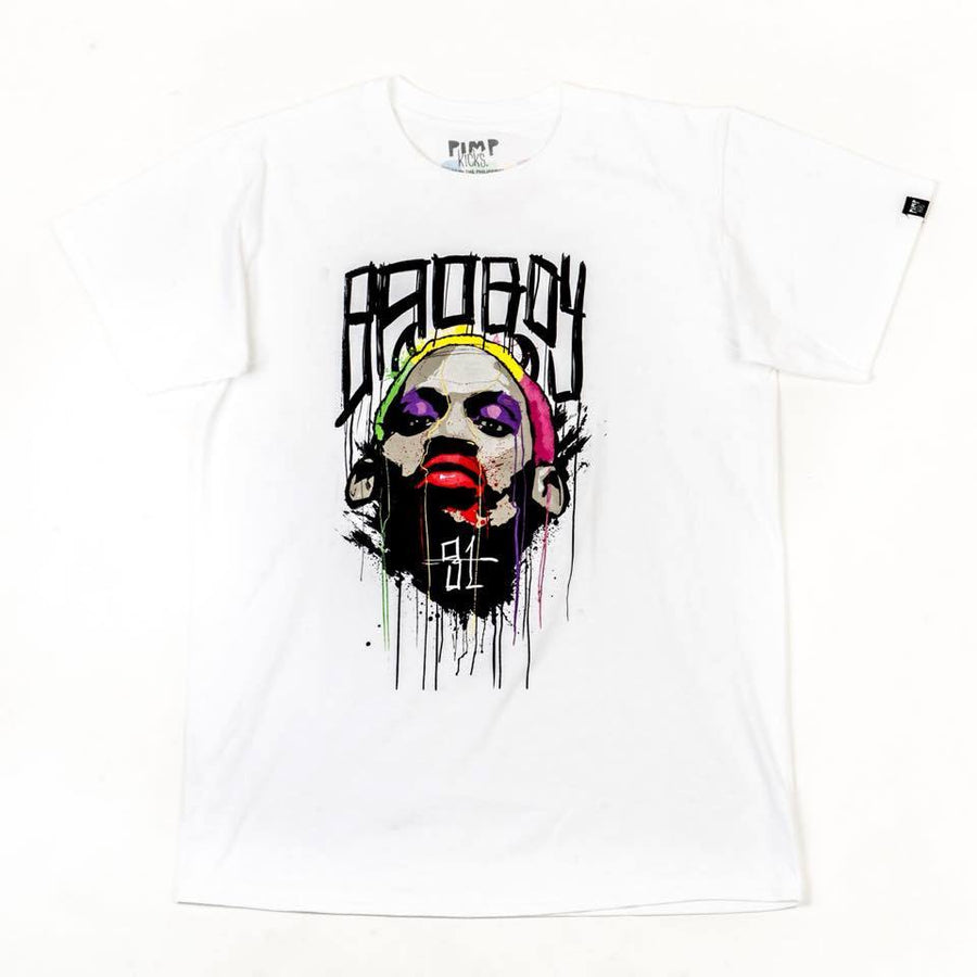 Pimp Kicks White Rodman Shirt - Pimp Kicks