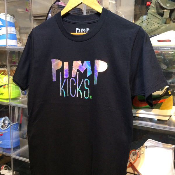 Pimp Kicks Black Hologram Shirt