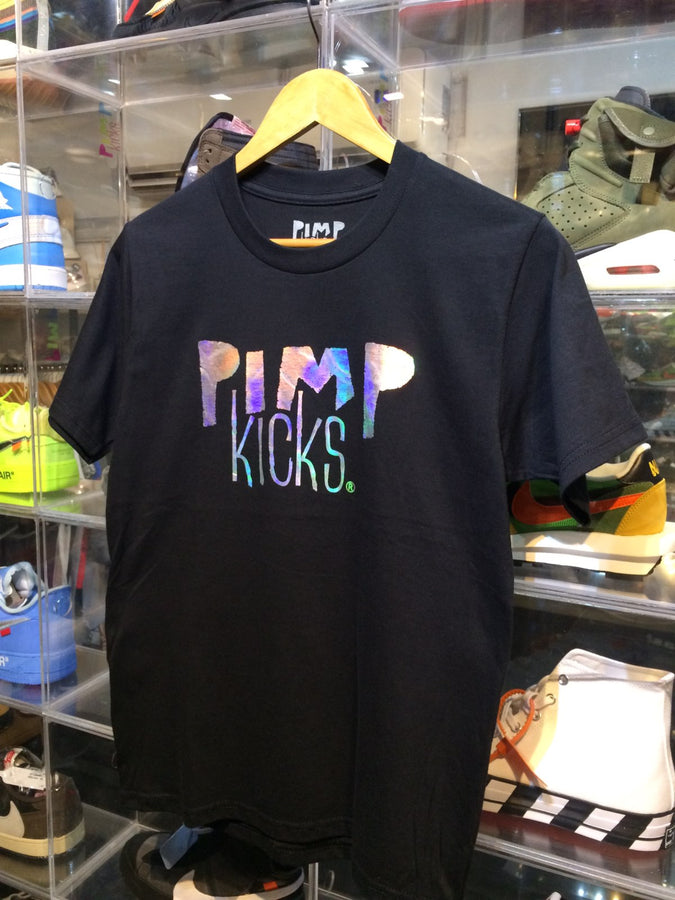 Pimp Kicks Black Hologram Shirt