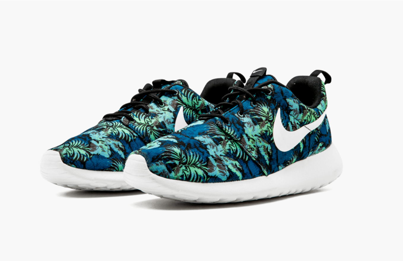 Nike Roshe Run Print Poison Green Palm Trees 2014 Men s Pimp Kicks