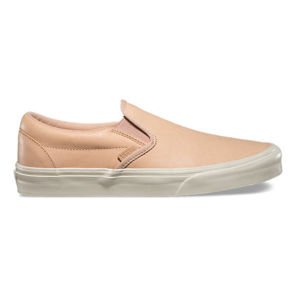 Vans Slip On DX Leather Veggie Tan Men's - Pimp Kicks