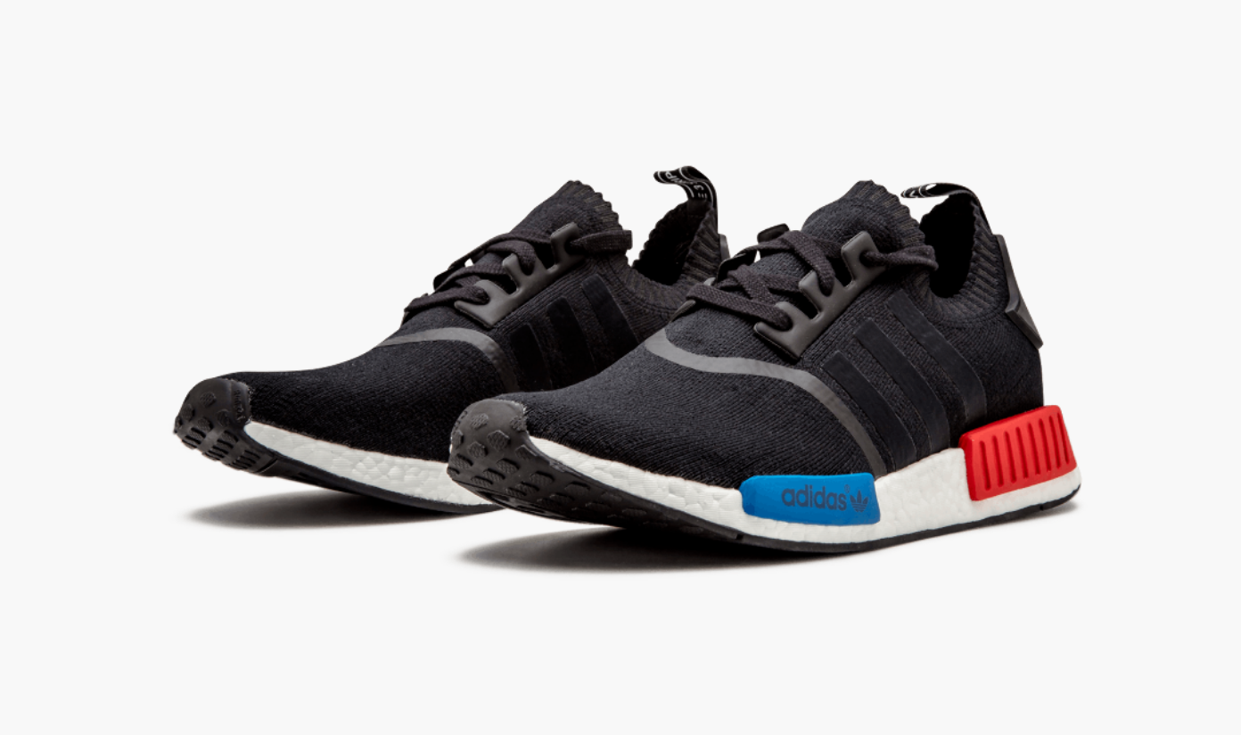 Adidas nmd r1 top og primeknit black red