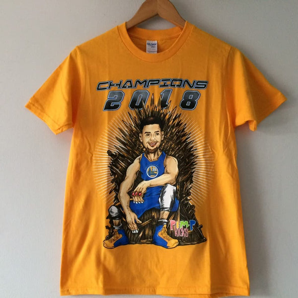 Pimp Kicks Stephen Curry Yellow Champion Shirt - Pimp Kicks