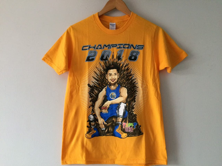 Pimp Kicks Stephen Curry Yellow Champion Shirt - Pimp Kicks