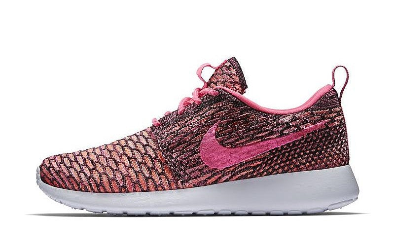 Nike Flyknit Rosherun Black Pink Women's - Pimp Kicks