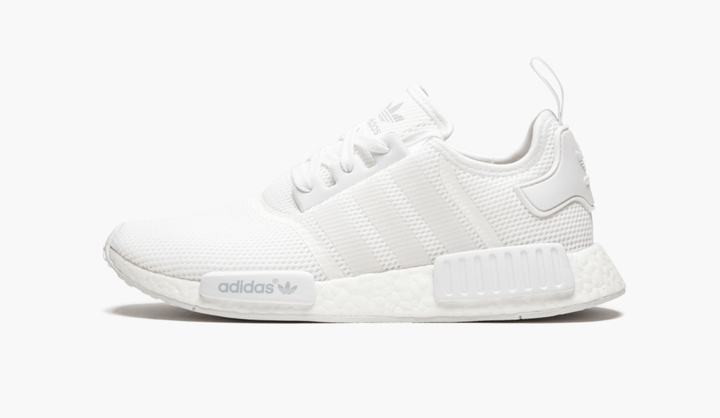 Adidas nmd top mesh triple white
