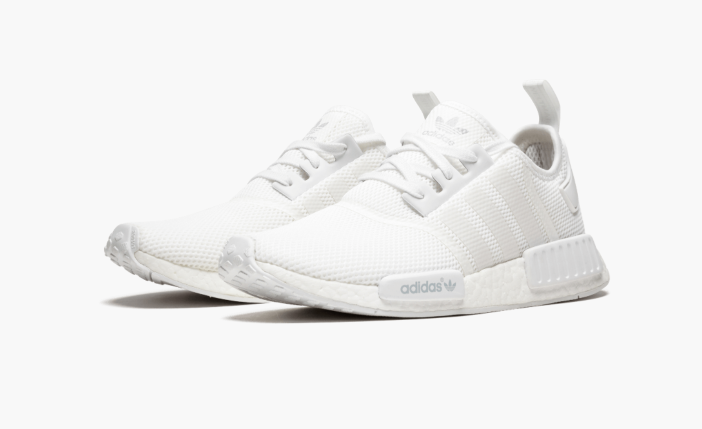 Adidas NMD R1 Monochrome White Mesh Men s Pimp Kicks