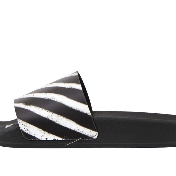 Off White Spray SLider Black Men's - Pimp Kicks