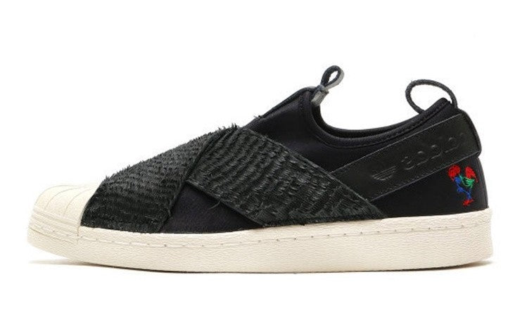 Adidas Superstar Slip On CNY Black Women's - Pimp Kicks