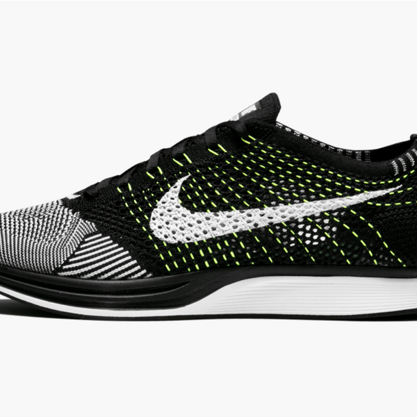 Nike Flyknit Racer Black White Volt Men's - Pimp Kicks