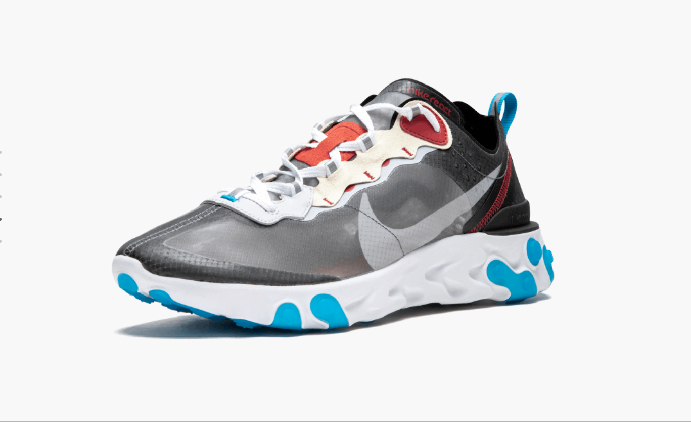 React 87 dark hot sale grey