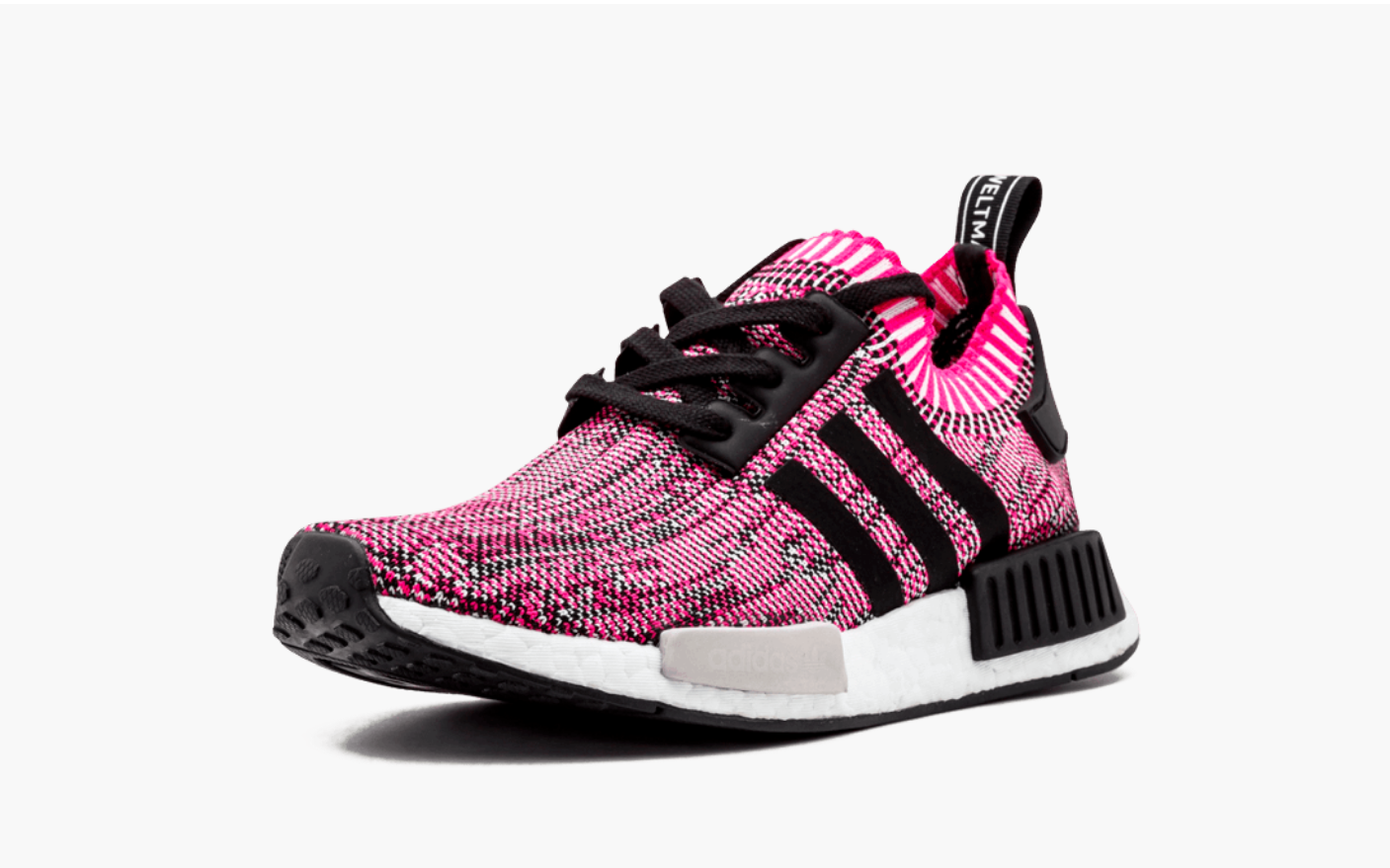 Adidas nmd womens white and pink hotsell