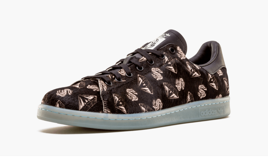 Adidas Stan Smith Pharrell Williams Pony Hair Black Men's - Pimp Kicks