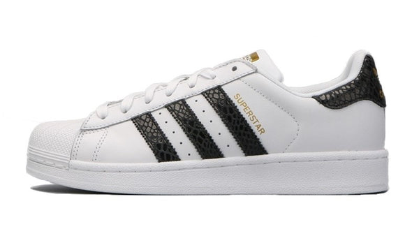 Adidas Superstar White Black Snake Women's - Pimp Kicks