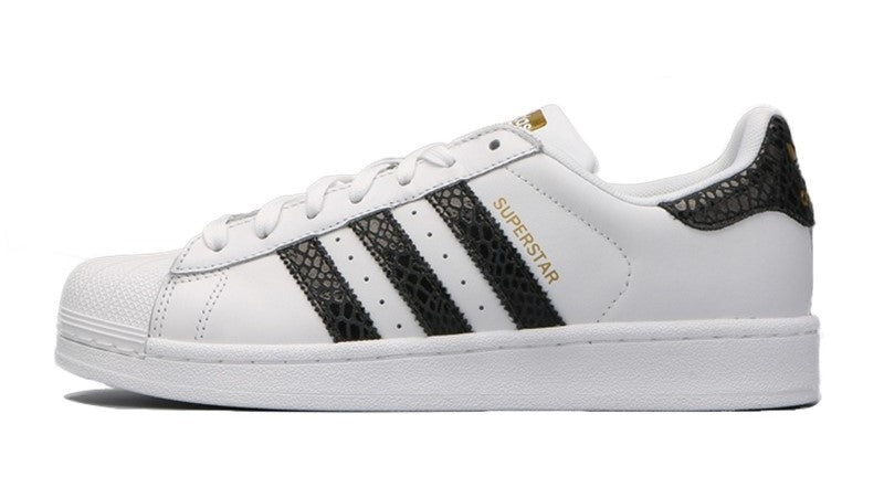 Adidas Superstar White Black Snake Women's - Pimp Kicks