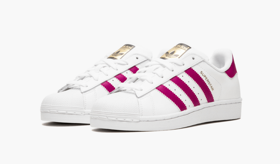 Adidas Superstar Foundation Scarlet Pink Junior - Pimp Kicks