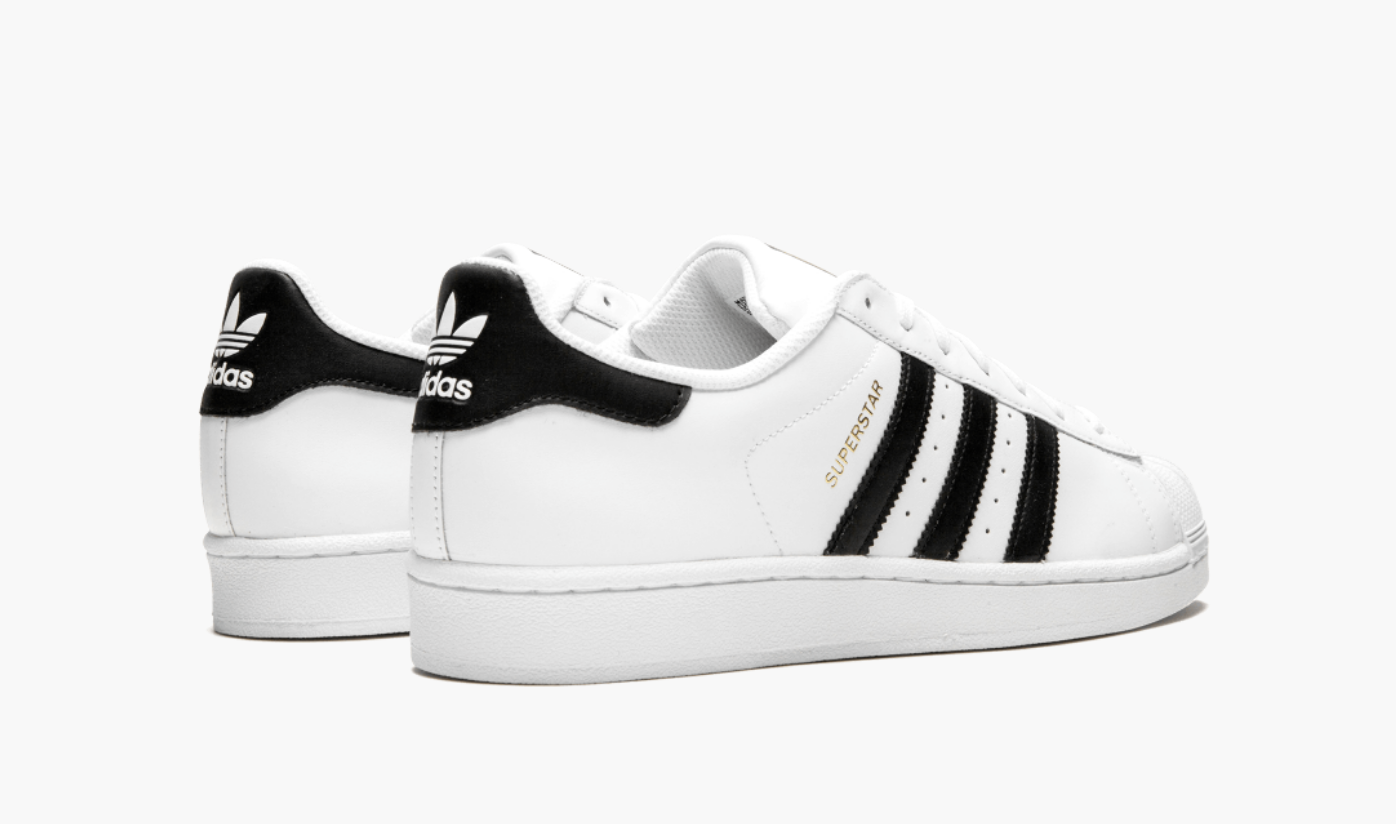 Adidas superstar classic black and white sales