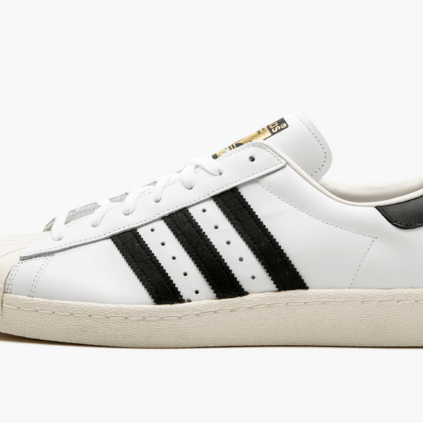 Adidas Superstar White Black 80's Men's - Pimp Kicks