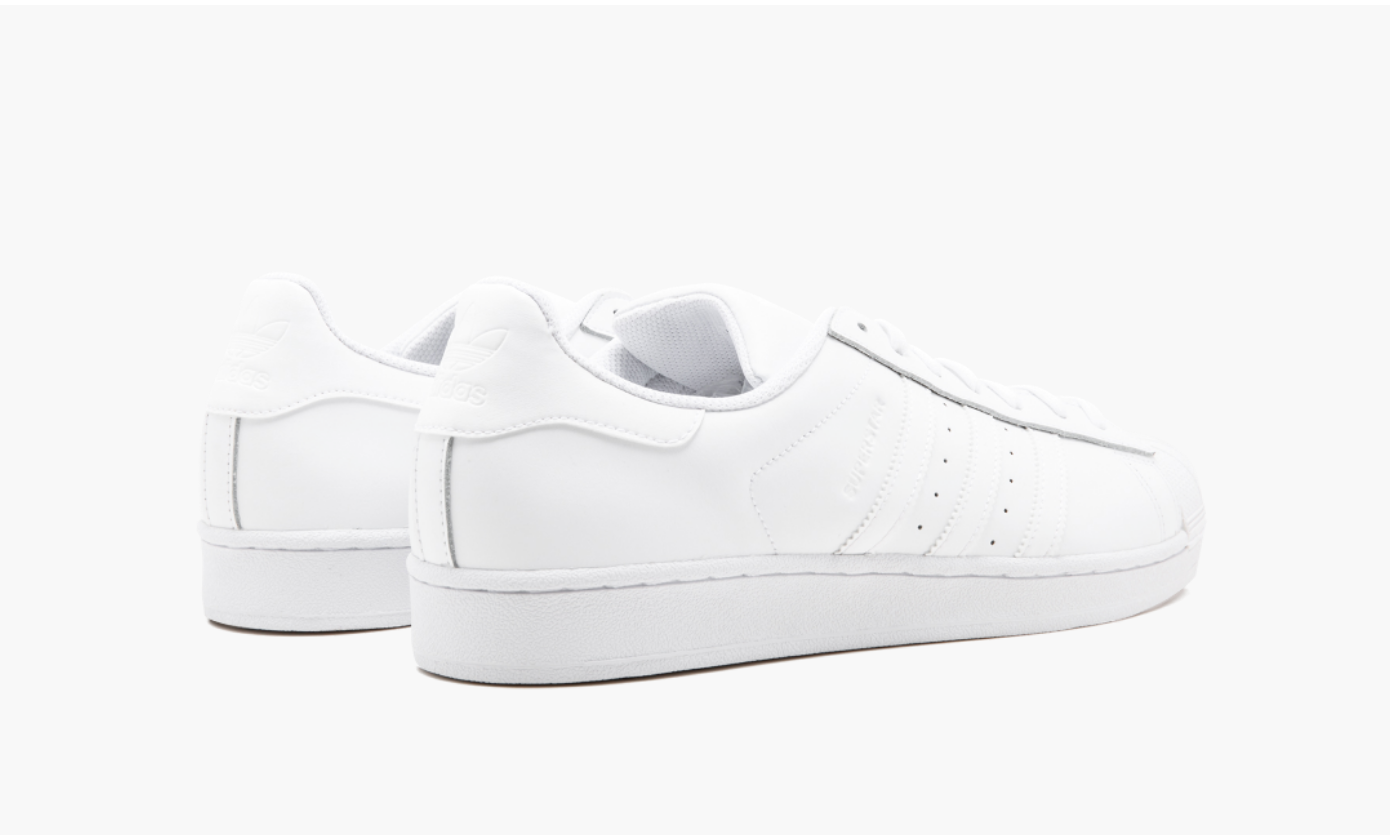 All white superstar junior best sale