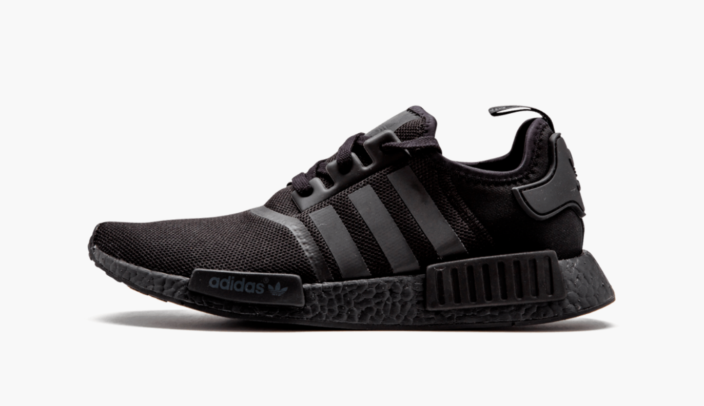 Black and top white nmds r1
