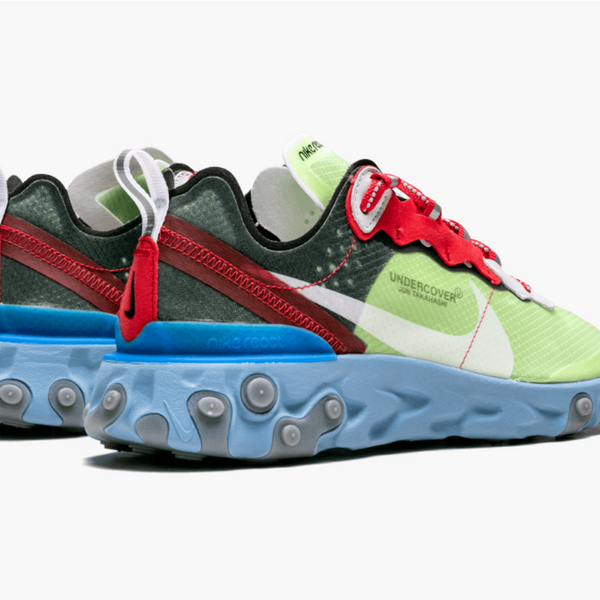 Nike  React Element Undercover  87 Volt Blue  Men's - Pimp Kicks