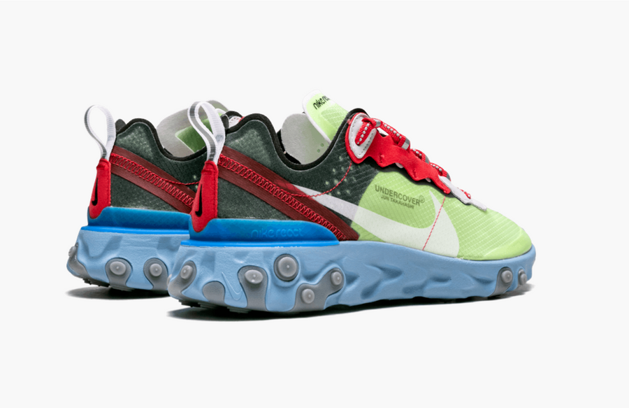 Nike  React Element Undercover  87 Volt Blue  Men's - Pimp Kicks